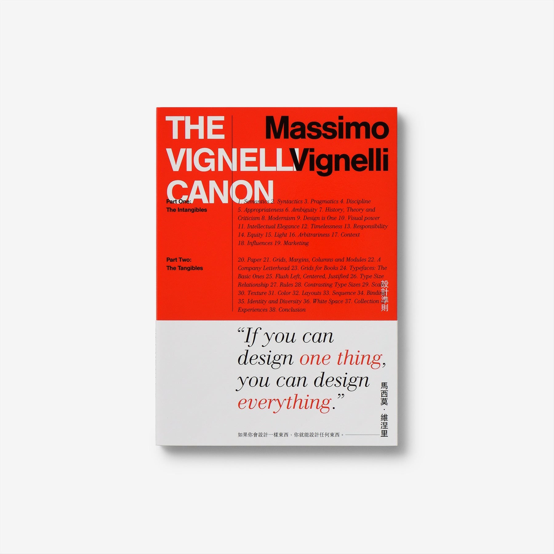 設計準則: Massimo Vignelli （The Vignelli Canon）