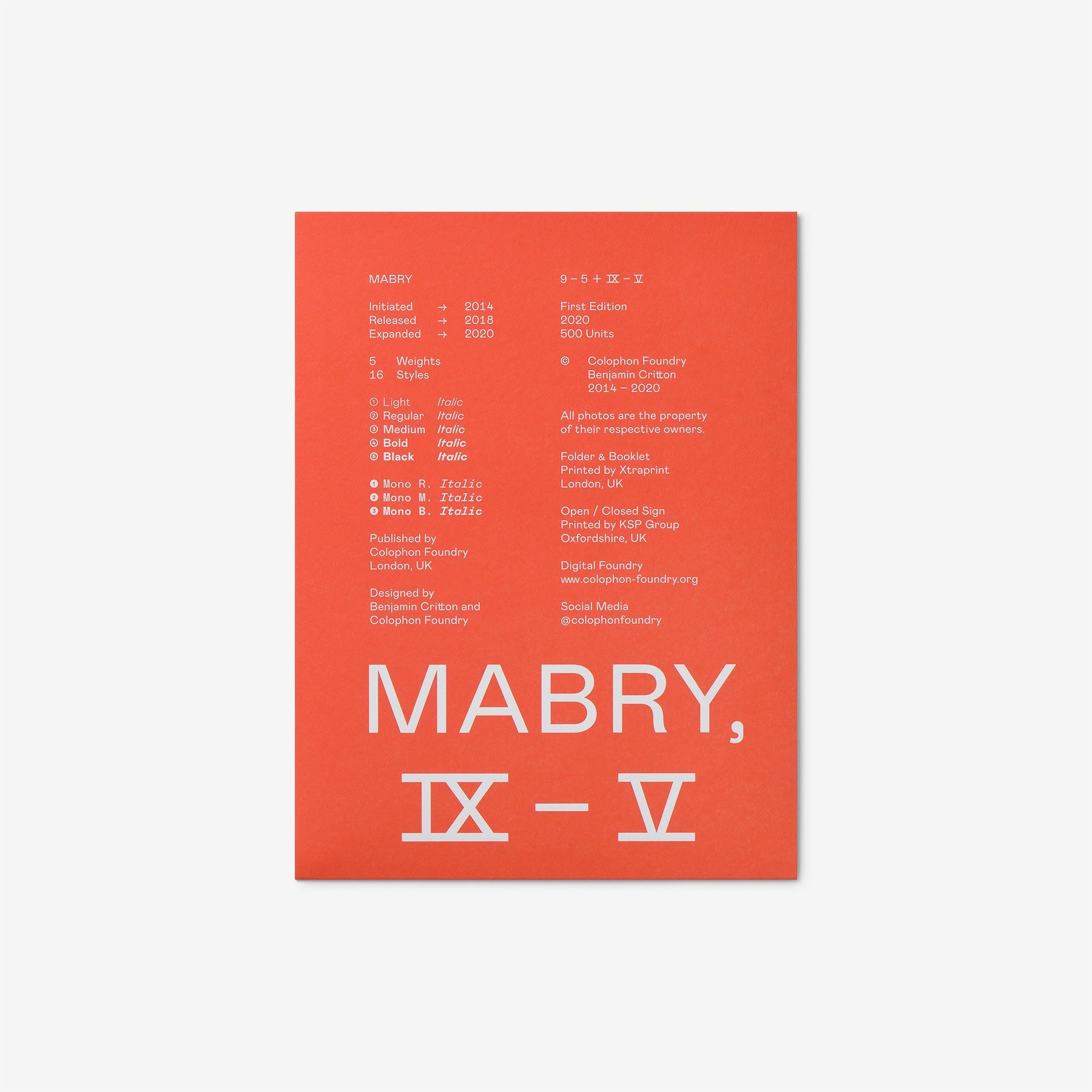 Mabry (Specimen)