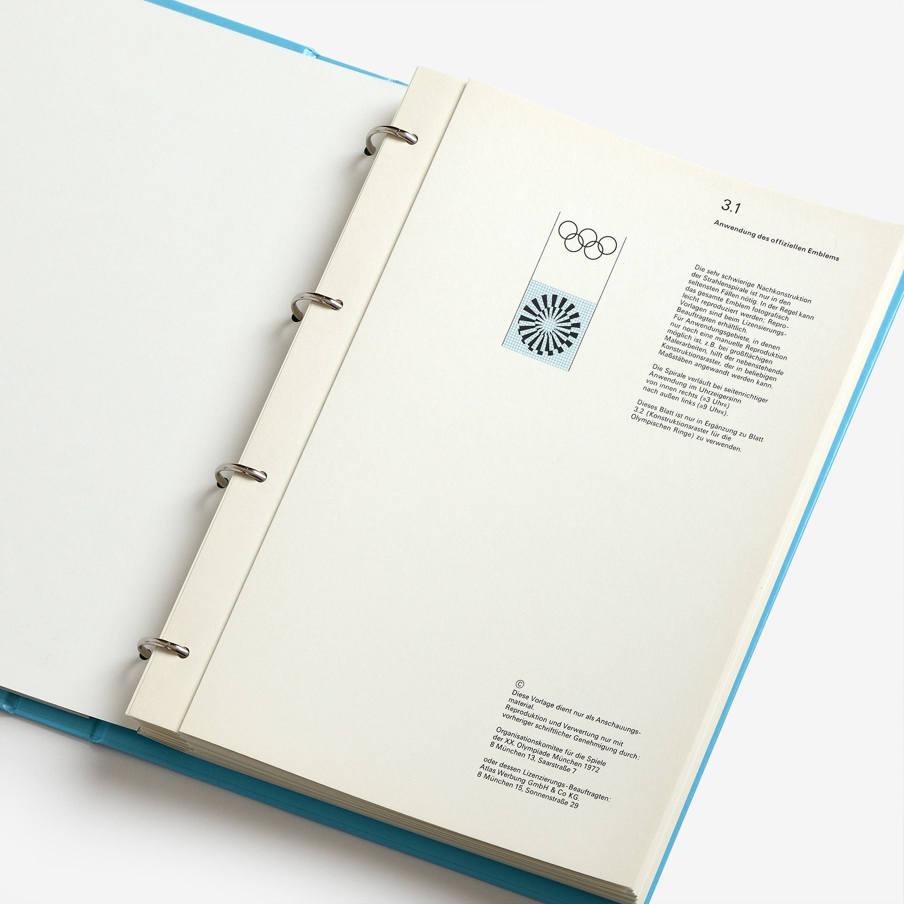 Guidelines and Standards for the Visual Design: The Games of the XX Olympiad Munich 1972