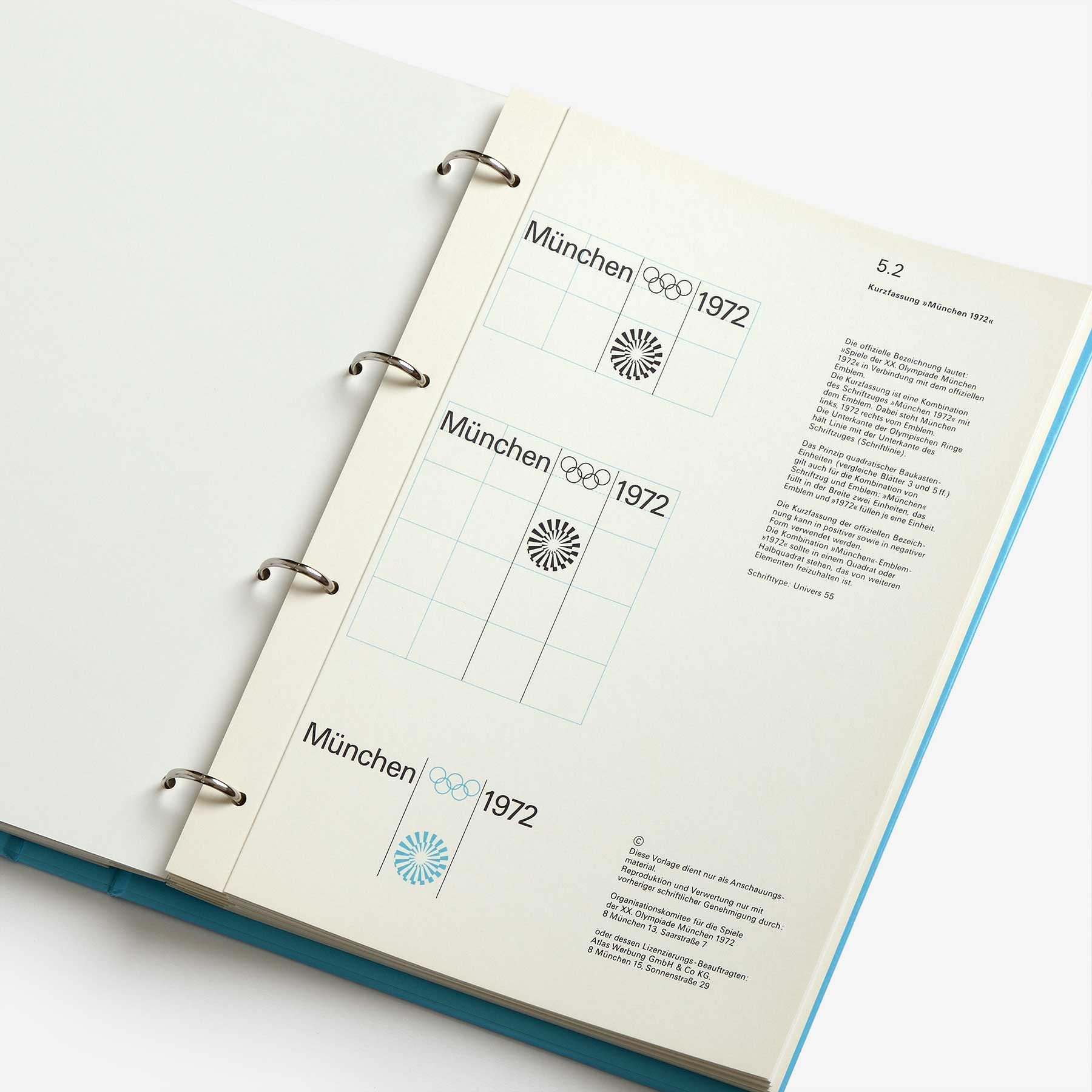 Guidelines and Standards for the Visual Design: The Games of the XX Olympiad Munich 1972